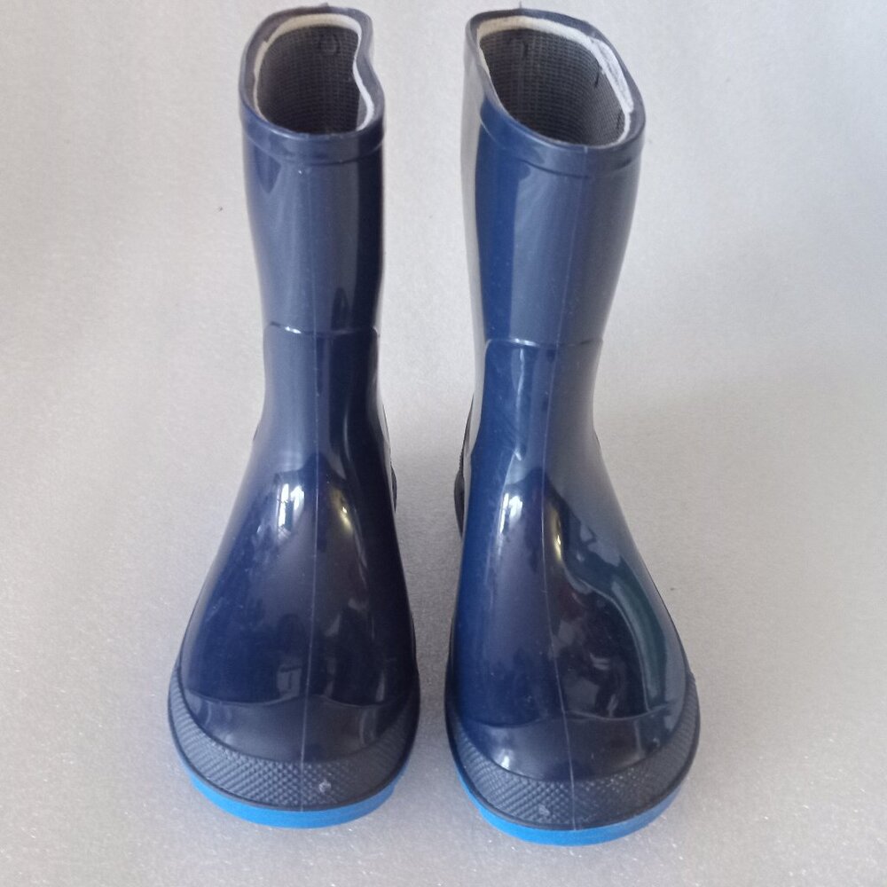 Kids Waterproof Mid-calf Rain Boots Outdoor Camping Hiking Sz 7 B/ 8 G